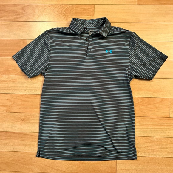 US Heatgear Stripe Polo - Picture 1 of 2